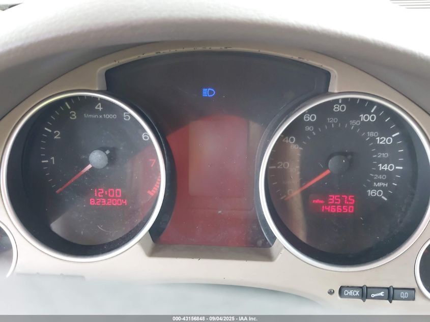 2006 Audi A4 1.8T VIN: WAUAC48H26K002484 Lot: 43156848