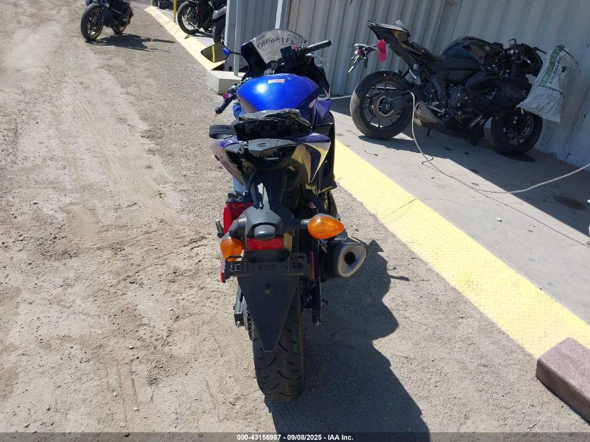 2024 Yamaha Yzfr3 A VIN: MH3RH18Y7RK014433 Lot: 43156987