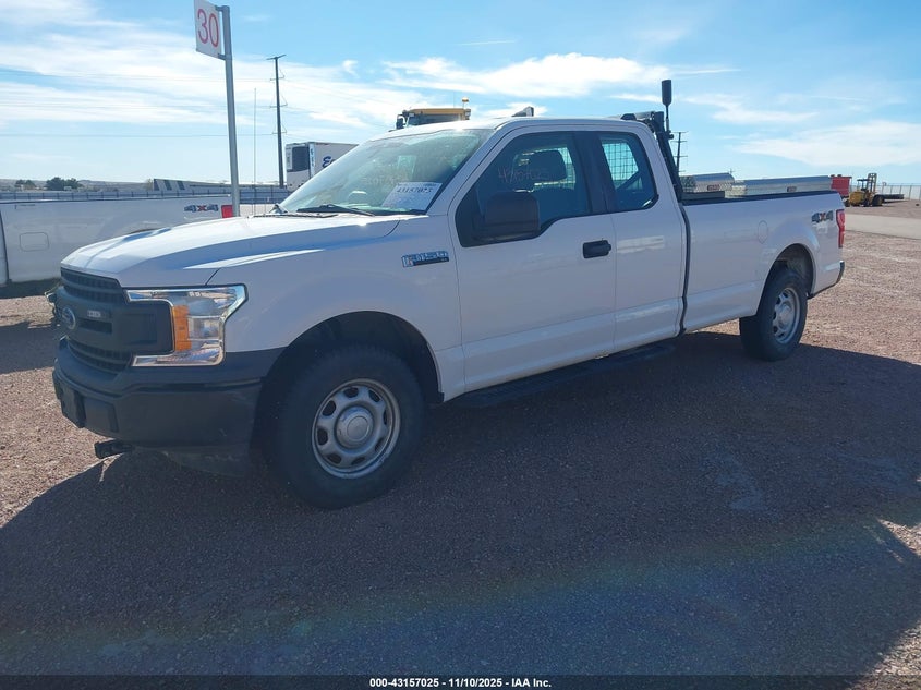 2019 Ford F-150 Xl white truck gasoline 1FTEX1E5XKKC92503 photo #3