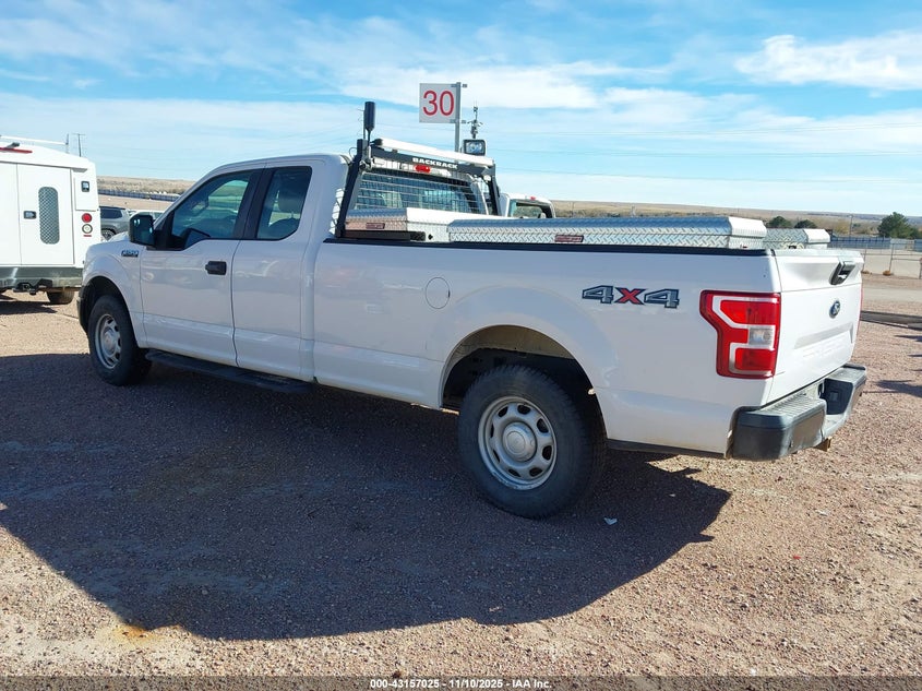 2019 Ford F-150 Xl white truck gasoline 1FTEX1E5XKKC92503 photo #4