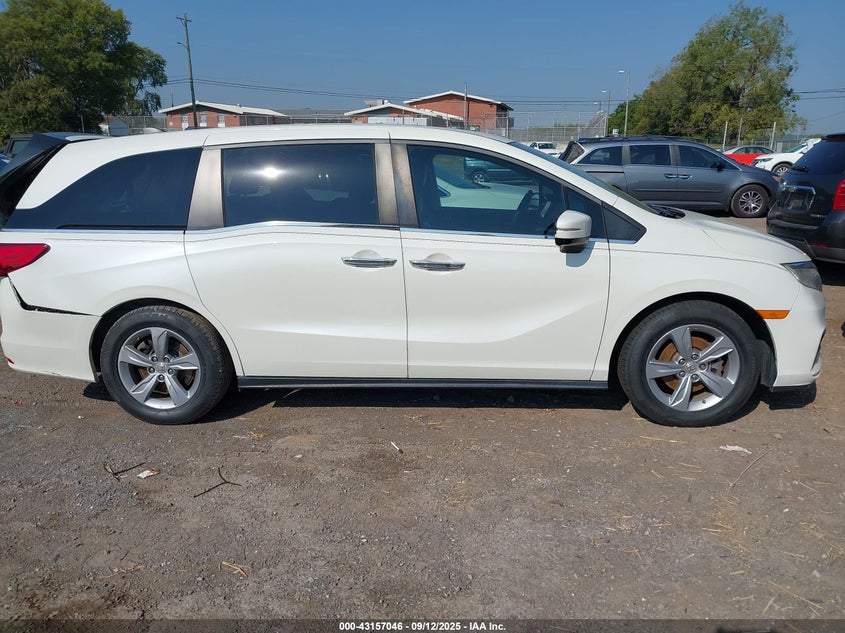2018 Honda Odyssey Ex-L VIN: 5FNRL6H74JB093269 Lot: 43157046