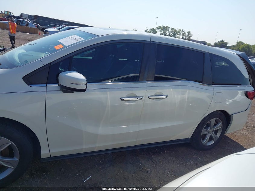 2018 Honda Odyssey Ex-L VIN: 5FNRL6H74JB093269 Lot: 43157046