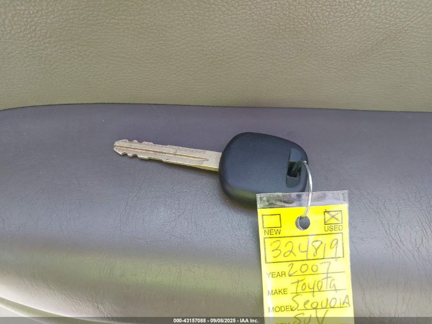 2007 Toyota Sequoia Sr5 V8 VIN: 5TDZT34A67S298936 Lot: 43157088