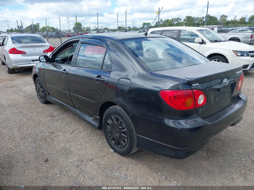 2004 Toyota Corolla S black sedan gasoline 1NXBR38E14Z244539 photo #4