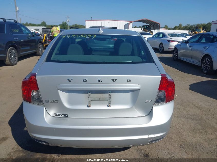 2009 Volvo S40 2.4I VIN: YV1MS382392452314 Lot: 43157289