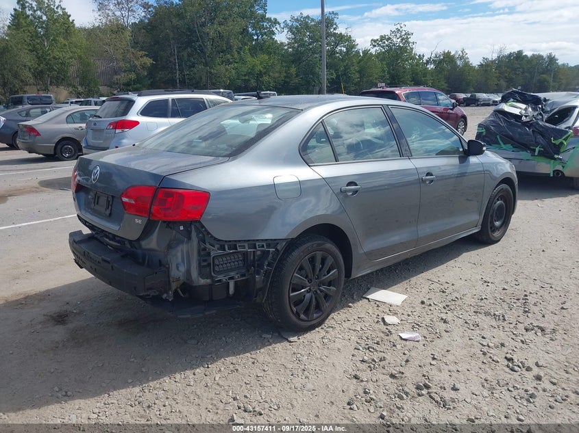 2014 VOLKSWAGEN JETTA 1.8T SE 3VWD17AJ8EM278130