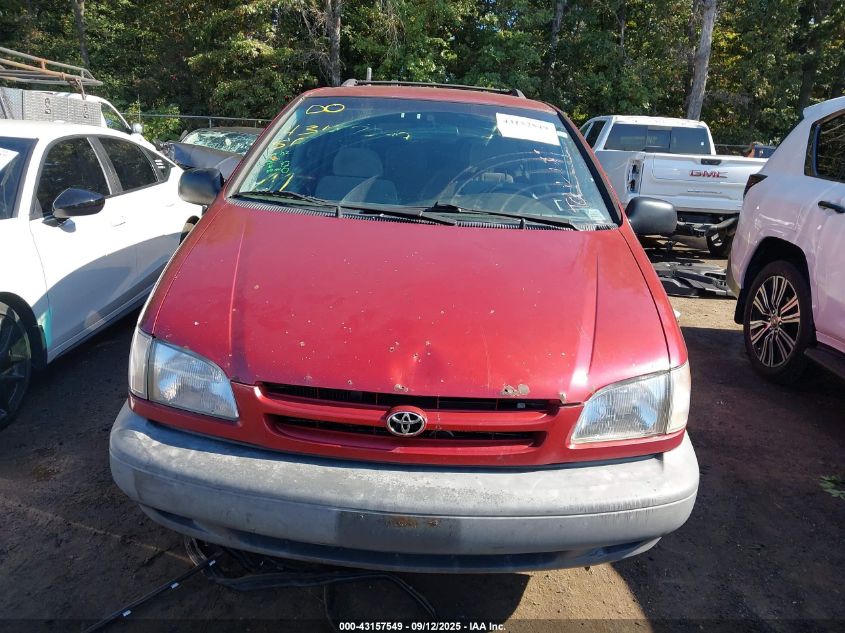 1998 Toyota Sienna Le VIN: 4T3ZF13C0WU026944 Lot: 43157549