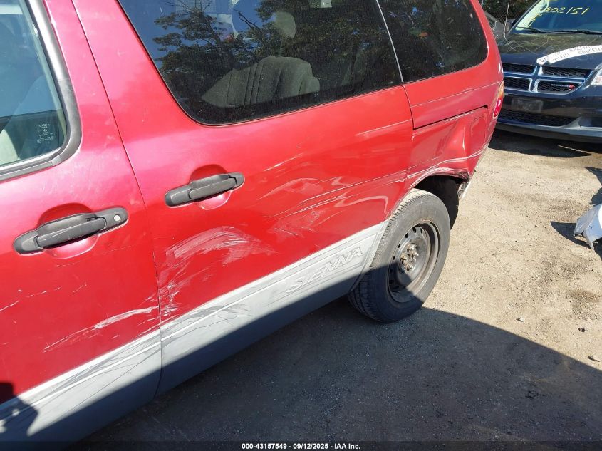 1998 Toyota Sienna Le VIN: 4T3ZF13C0WU026944 Lot: 43157549