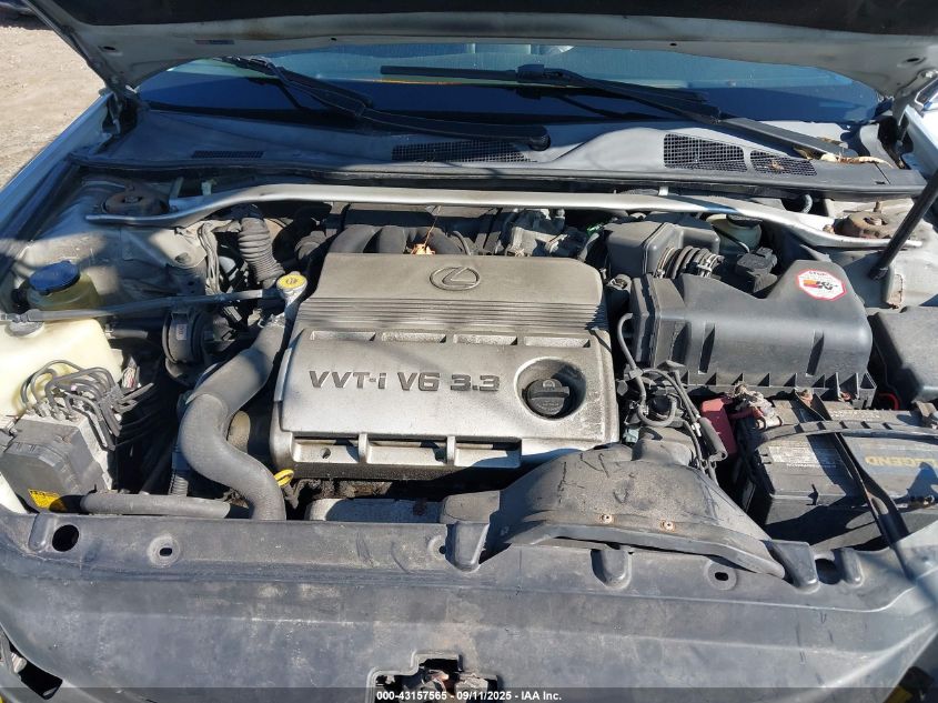 2005 Lexus Es 330 VIN: JTHBA30G255078566 Lot: 43157565