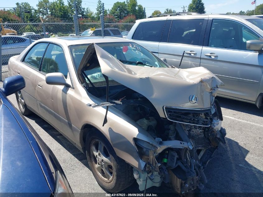 1997 Lexus Es 300 VIN: JT8BF22G5V0039637 Lot: 43157623