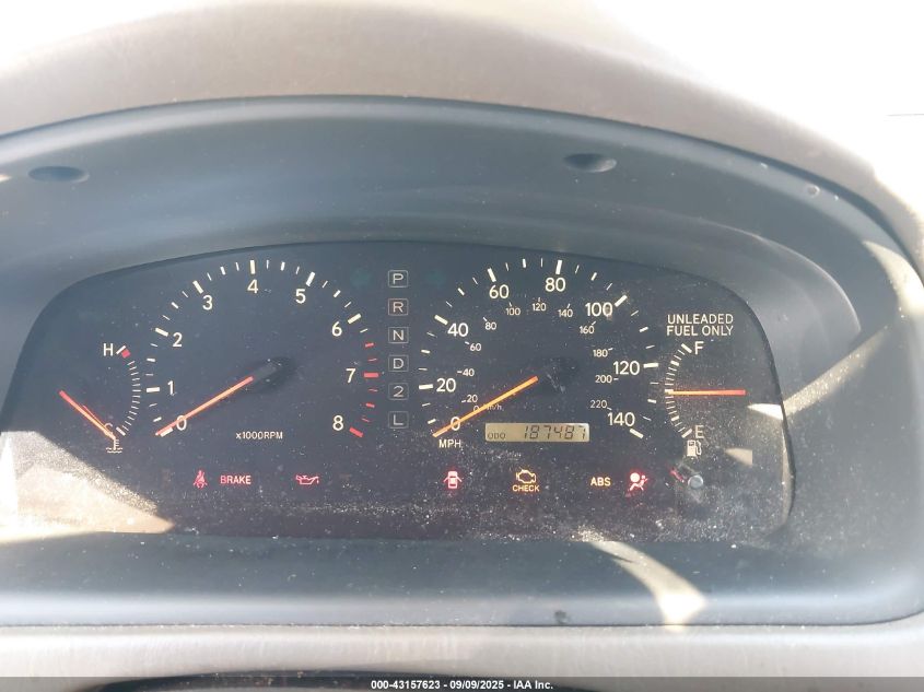 1997 Lexus Es 300 VIN: JT8BF22G5V0039637 Lot: 43157623