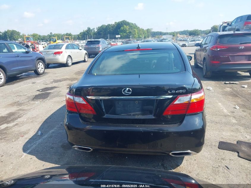 2012 Lexus Ls 460 VIN: JTHBL5EF7C5109569 Lot: 43157635