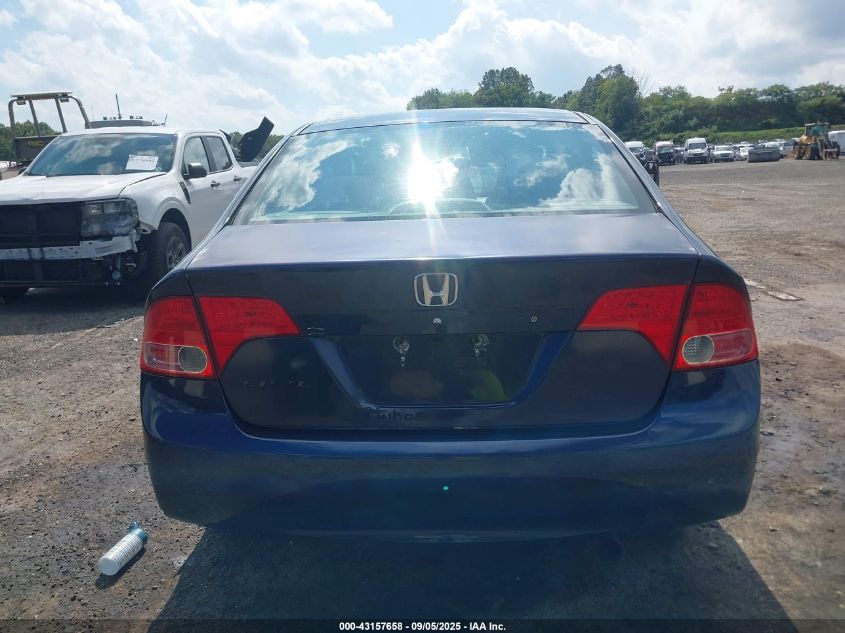 2008 Honda Civic Lx VIN: 1HGFA16508L091444 Lot: 43157658