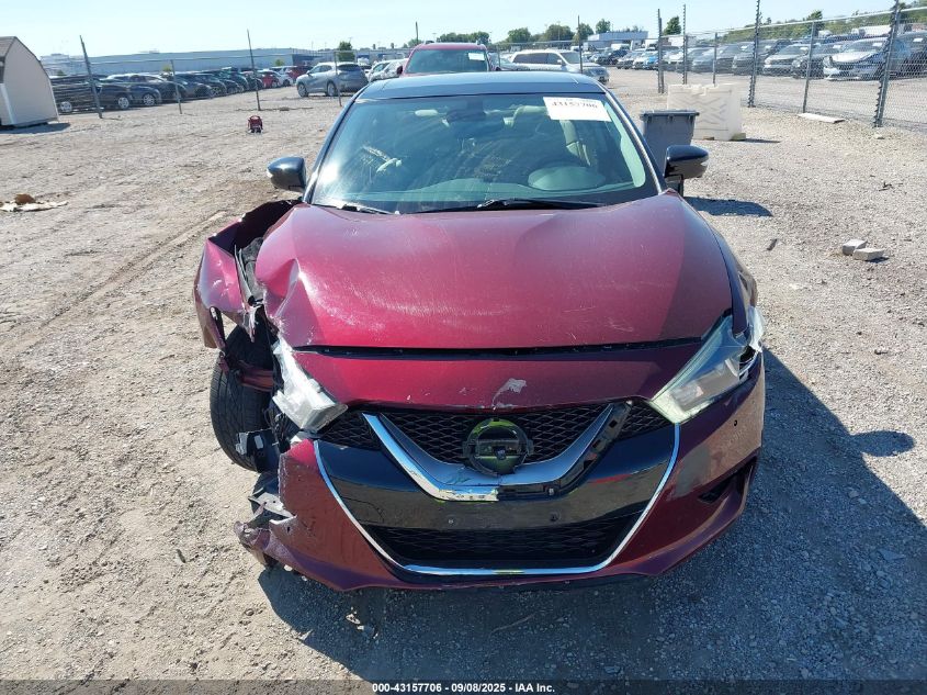 2016 Nissan Maxima 3.5 Platinum VIN: 1N4AA6AP0GC904204 Lot: 43157706