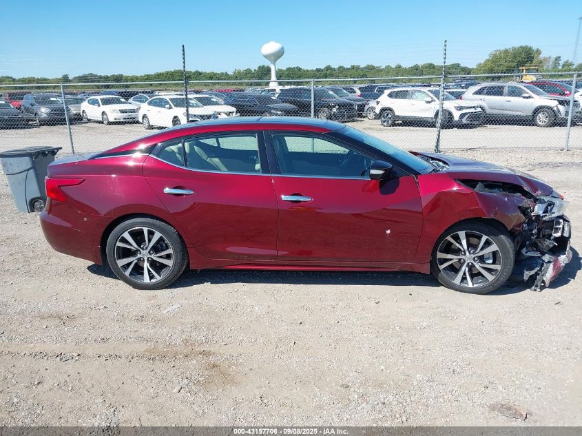 2016 Nissan Maxima 3.5 Platinum VIN: 1N4AA6AP0GC904204 Lot: 43157706
