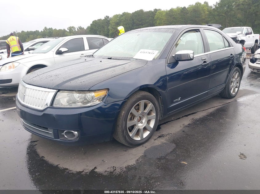 2009 Lincoln Mkz blue sedan gasoline 3LNHM26T49R602171 photo #3
