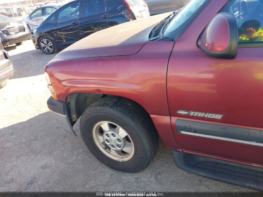 2001 Chevrolet Tahoe Lt VIN: 1GNEC13T61R150773 Lot: 43157865