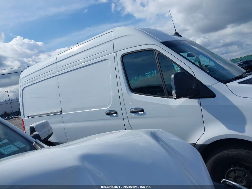 2025 Mercedes-Benz Sprinter 2500 Standard Roof 4-Cyl Diesel VIN: W1Y4KBHY8ST201918 Lot: 43157871