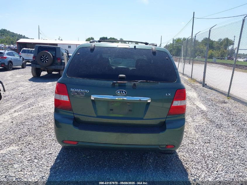 2007 Kia Sorento Lx VIN: KNDJD736975668040 Lot: 43157878