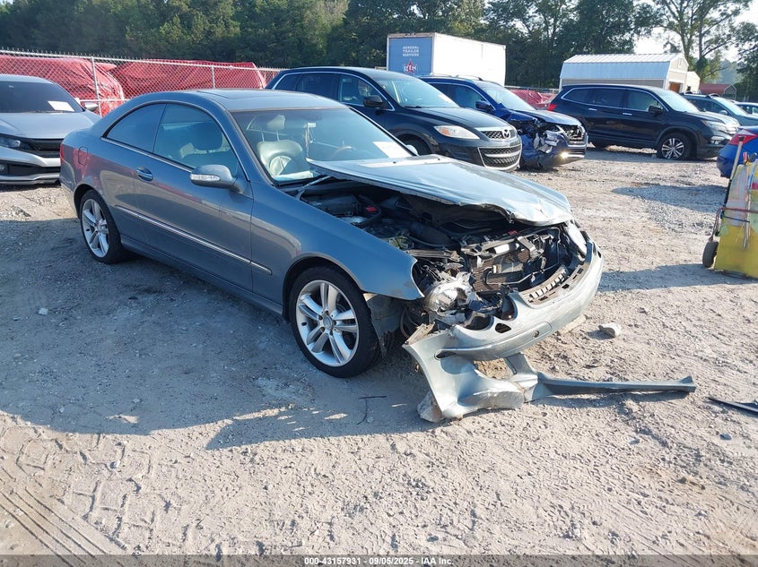 2006 Mercedes-Benz Clk 350 grey coupe gasoline WDBTJ56JX6F192331 photo #1