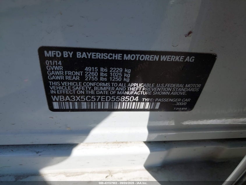 2014 BMW 328I GRAN TURISMO XDRIVE - WBA3X5C57ED558504