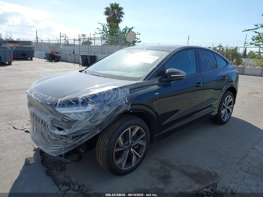 Vin: wa132bfz9pp079026, lot: 43652406, audi q4 sportback e-tron premium plus 50 quattro 20232