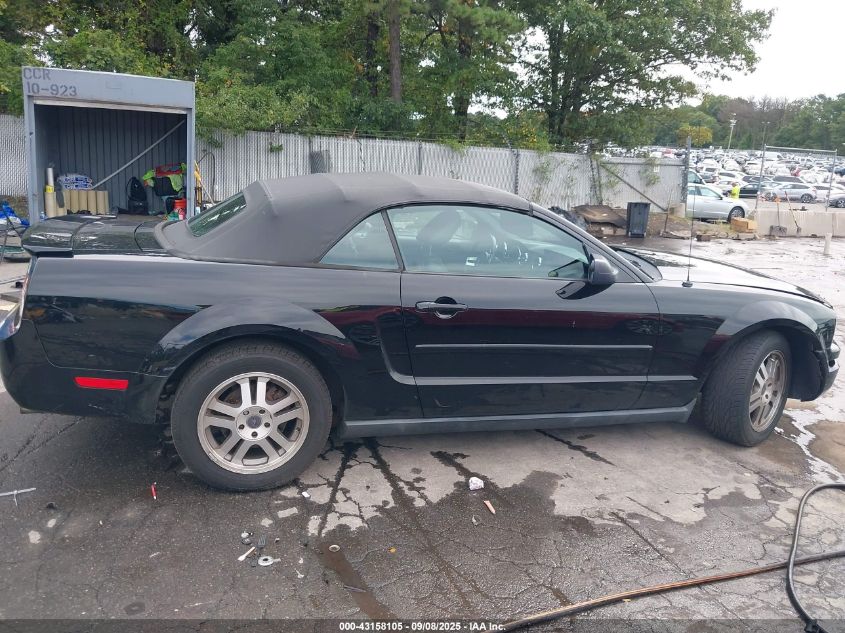 2007 Ford Mustang V6 Deluxe/V6 Premium VIN: 1ZVFT84N375353378 Lot: 43158105