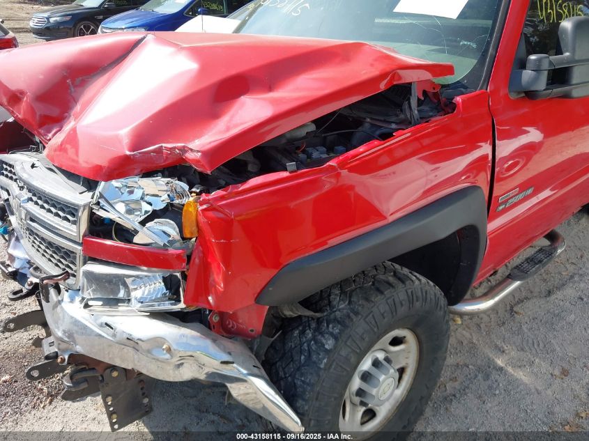 2005 Chevrolet Silverado 2500Hd Work Truck VIN: 1GCHK24245E323224 Lot: 43158115