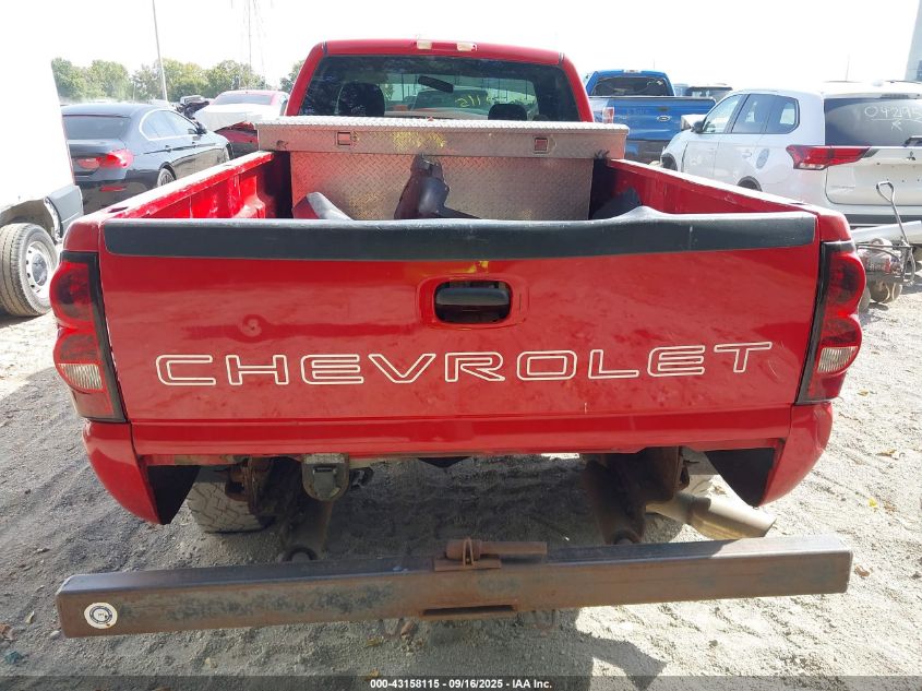 2005 Chevrolet Silverado 2500Hd Work Truck VIN: 1GCHK24245E323224 Lot: 43158115