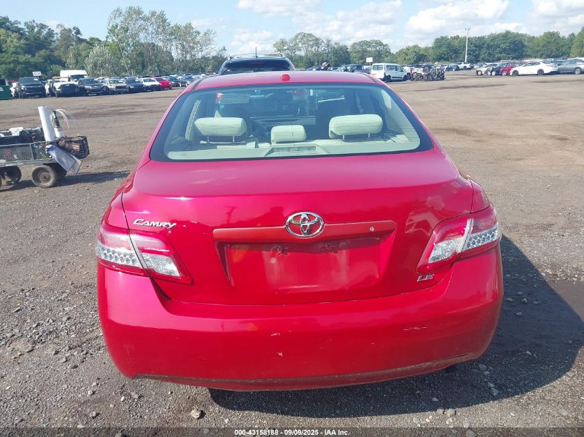 2010 Toyota Camry Le VIN: 4T4BF3EK3AR022007 Lot: 43158188