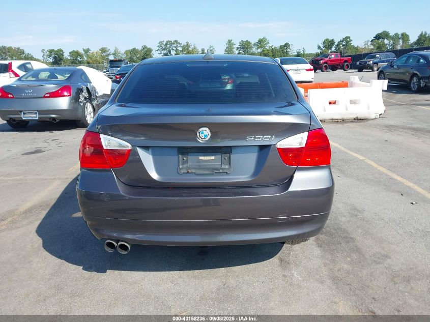 2006 BMW 330I VIN: WBAVB33586KR79141 Lot: 43158236