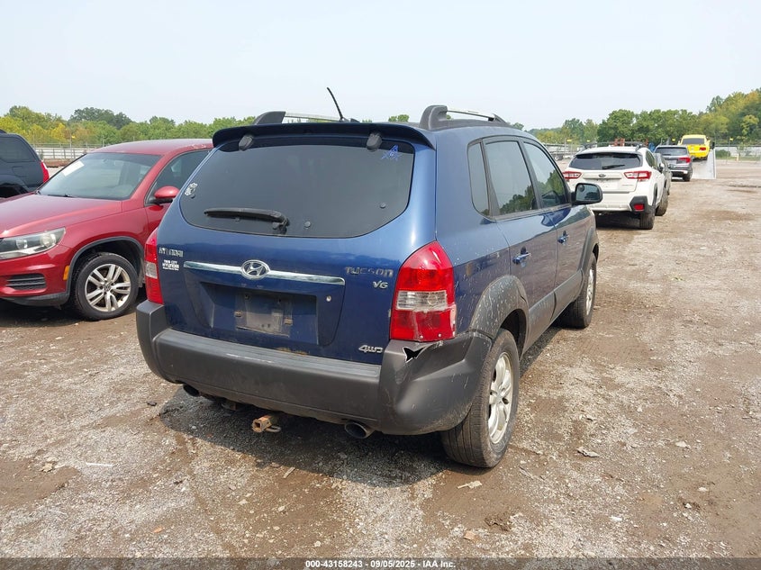 2006 Hyundai Tucson Gls/Limited VIN: KM8JN72D16U427392 Lot: 43158243