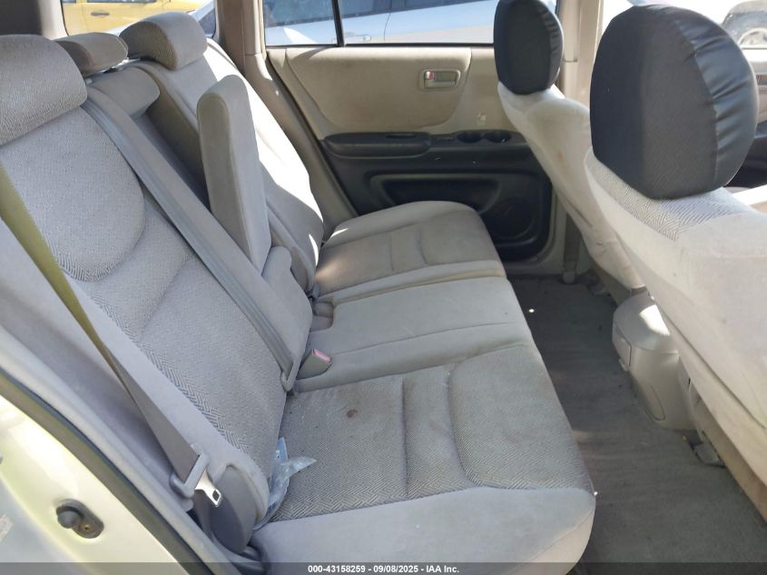 2003 Toyota Highlander V6 VIN: JTEHF21A930128211 Lot: 43158259