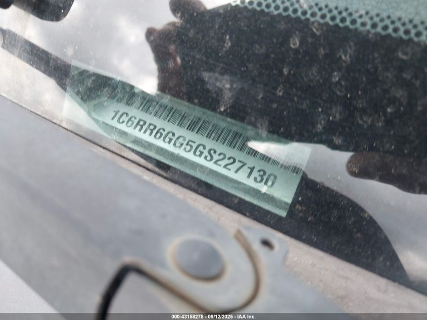 2016 Ram 1500 Slt VIN: 1C6RR6GG5GS227130 Lot: 43158278