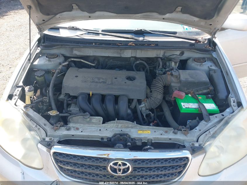 2005 Toyota Corolla Le VIN: 2T1BR30E05C345487 Lot: 43158374