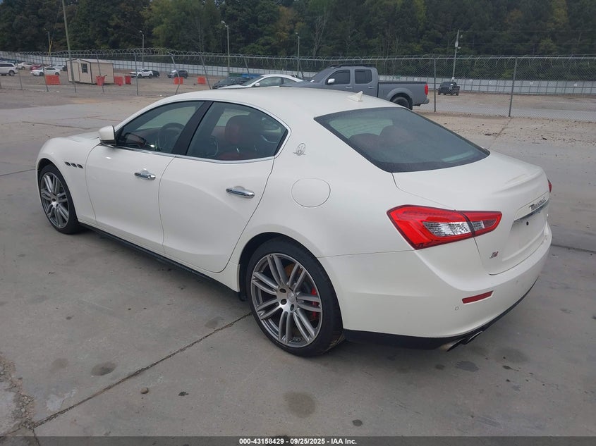 Vin: zam57rta5g1188010, lot: 43652799, maserati ghibli s q4 20163