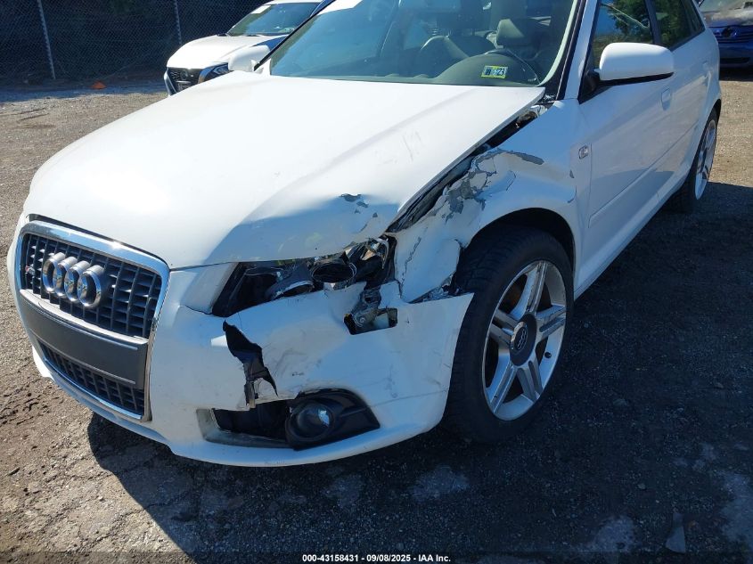 2007 Audi A3 2.0T VIN: WAUHF78P57A081302 Lot: 43158431