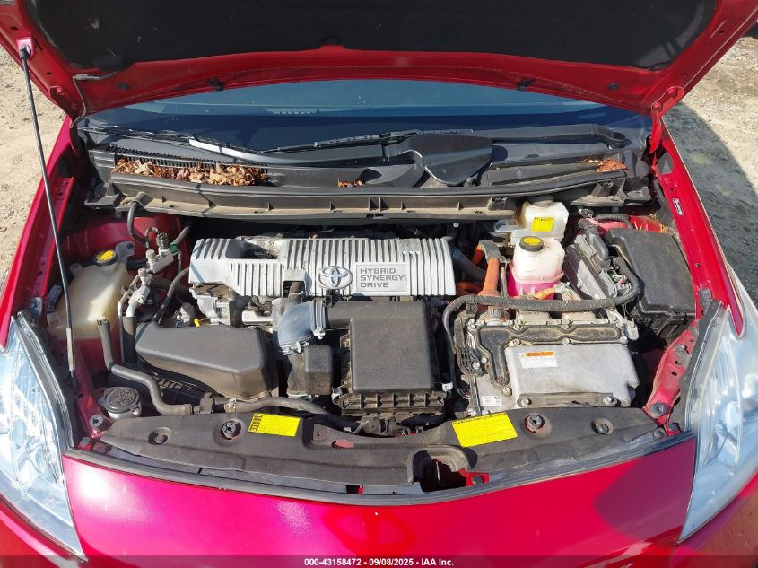 2012 Toyota Prius Two VIN: JTDKN3DU3C1505313 Lot: 43158472