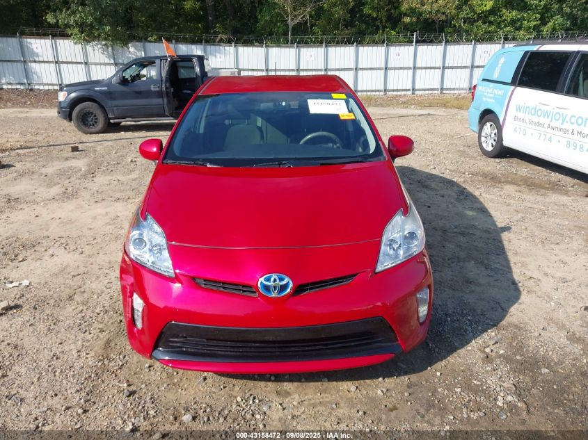 2012 Toyota Prius Two VIN: JTDKN3DU3C1505313 Lot: 43158472