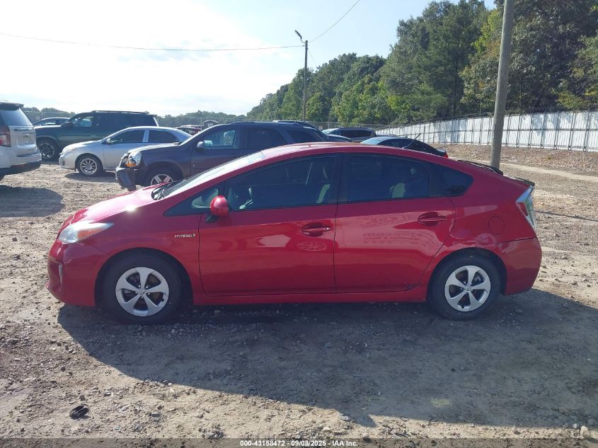 2012 Toyota Prius Two VIN: JTDKN3DU3C1505313 Lot: 43158472