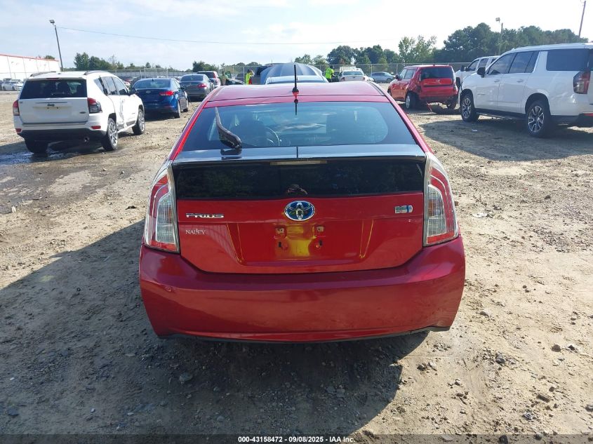 2012 Toyota Prius Two VIN: JTDKN3DU3C1505313 Lot: 43158472