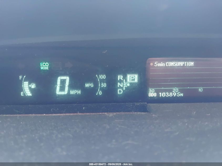 2012 Toyota Prius Two VIN: JTDKN3DU3C1505313 Lot: 43158472