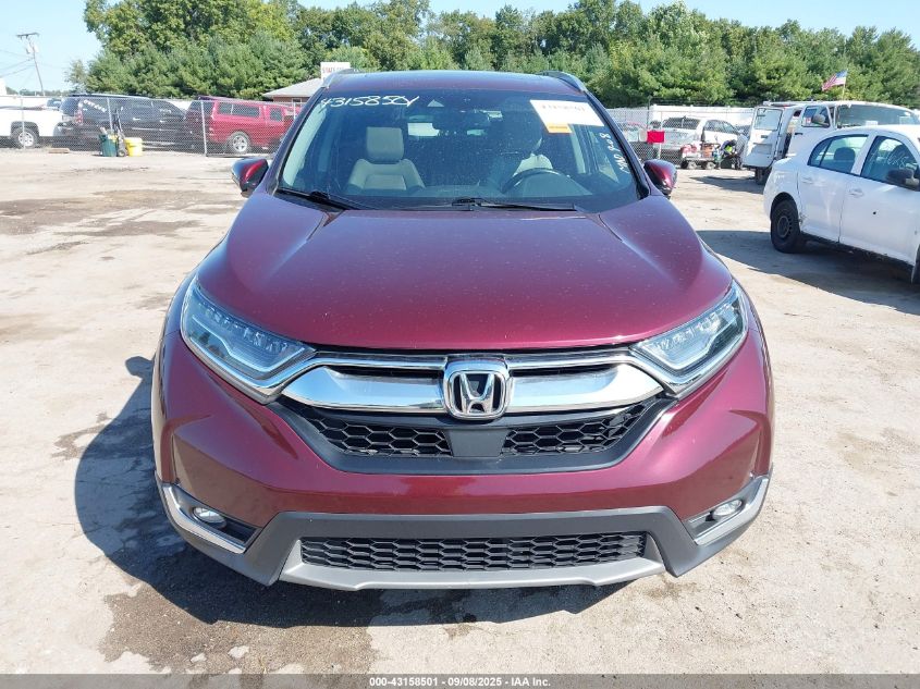 2019 Honda Cr-V Touring VIN: 7FARW2H98KE020333 Lot: 43158501