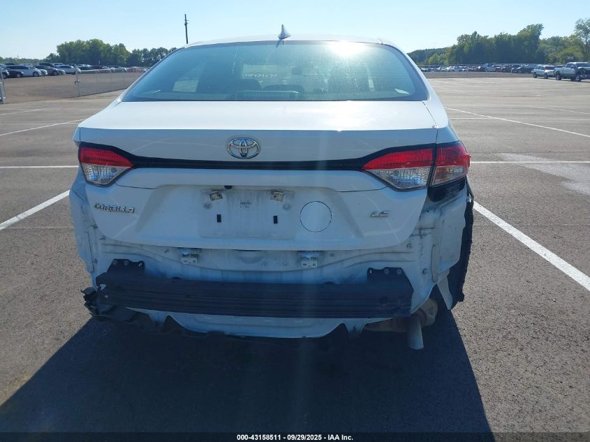 2022 Toyota Corolla Le VIN: 5YFEPMAE4NP336380 Lot: 43158511