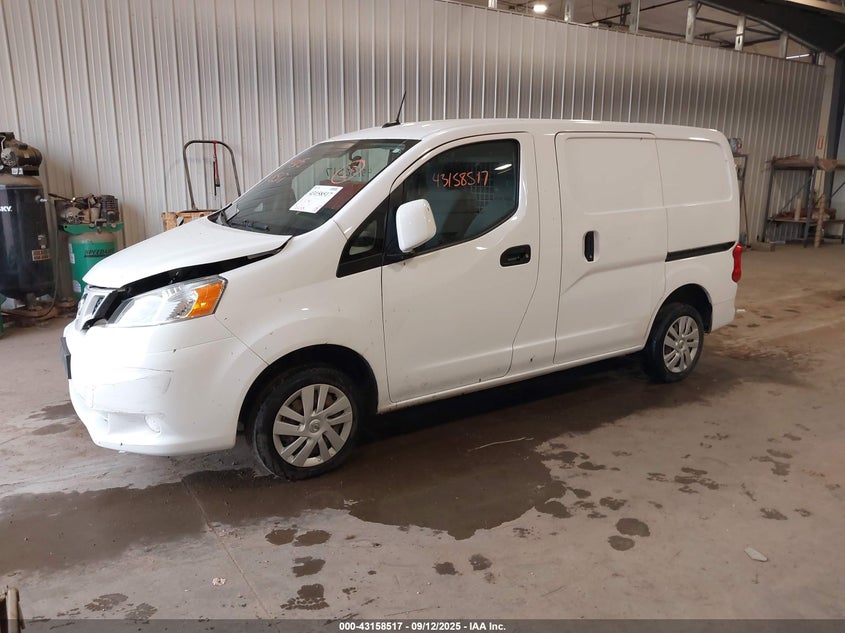 2021 Nissan Nv200 Cargo Sv Xtronic Cvt white van gasoline 3N6CM0KN9MK703750 photo #3