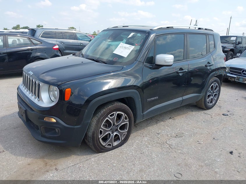 2018 JEEP RENEGADE LIMITED FWD - ZACCJADB9JPH85125