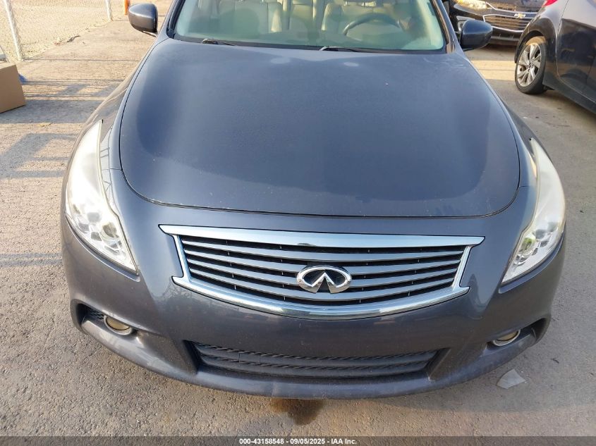 2013 Infiniti G37X VIN: JN1CV6ARXDM756533 Lot: 43158548