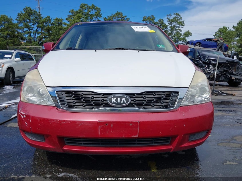 2011 Kia Sedona Lx VIN: KNDMG4C74B6388976 Lot: 43158650