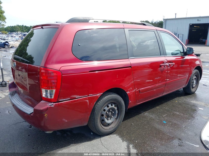 2011 Kia Sedona Lx VIN: KNDMG4C74B6388976 Lot: 43158650