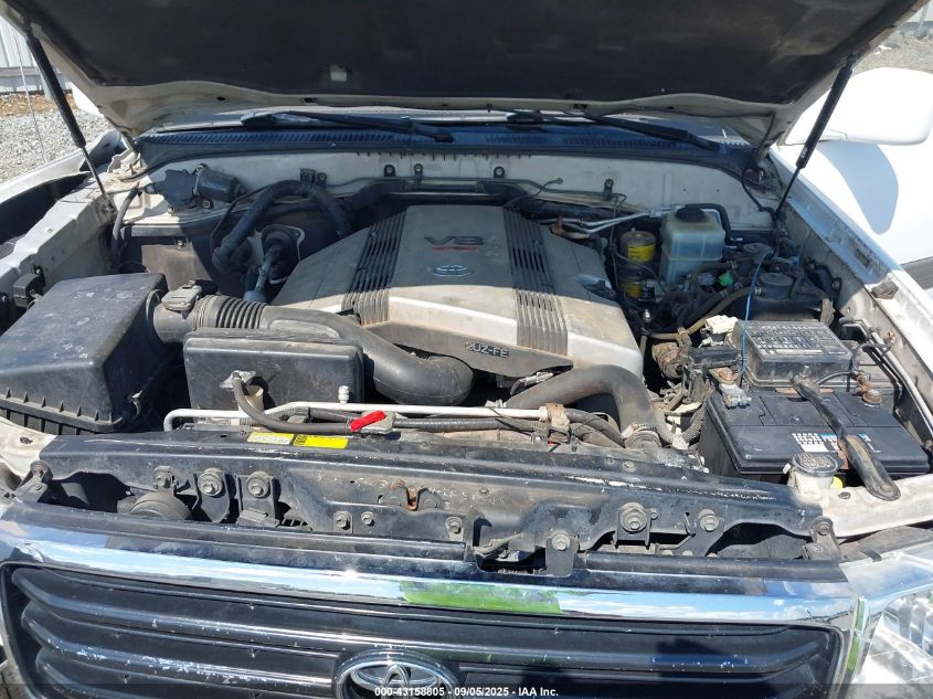 2000 Toyota Land Cruiser VIN: JT3HT05JXY0104698 Lot: 43158805